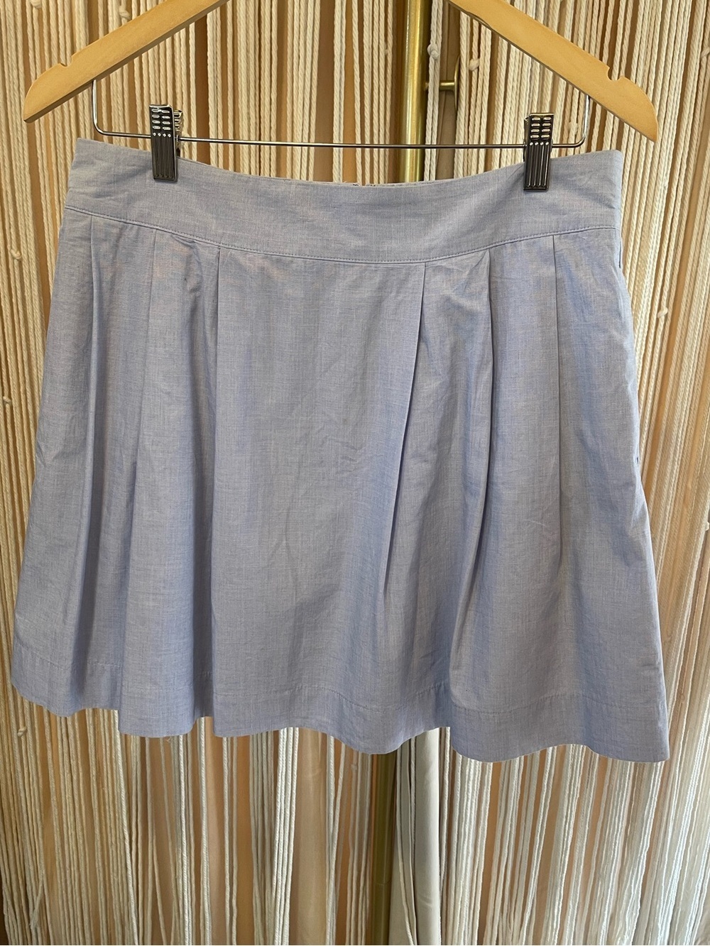 Lands End Canvas 1963 light blue pleated tennis skirt sportswear size 8
